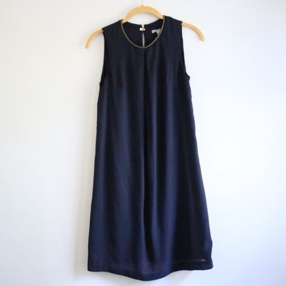 H&M Navy Sleeveless Shift Dress